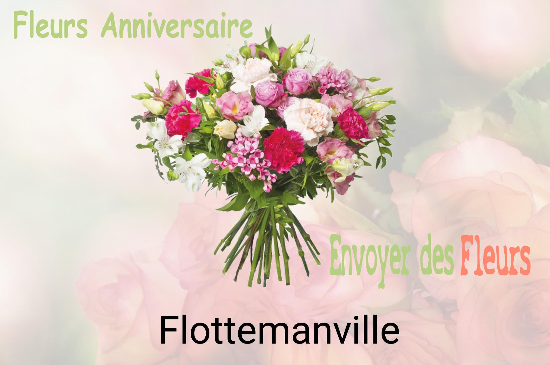 Bouquet de fleurs d’anniversaire livré à Flottemanville