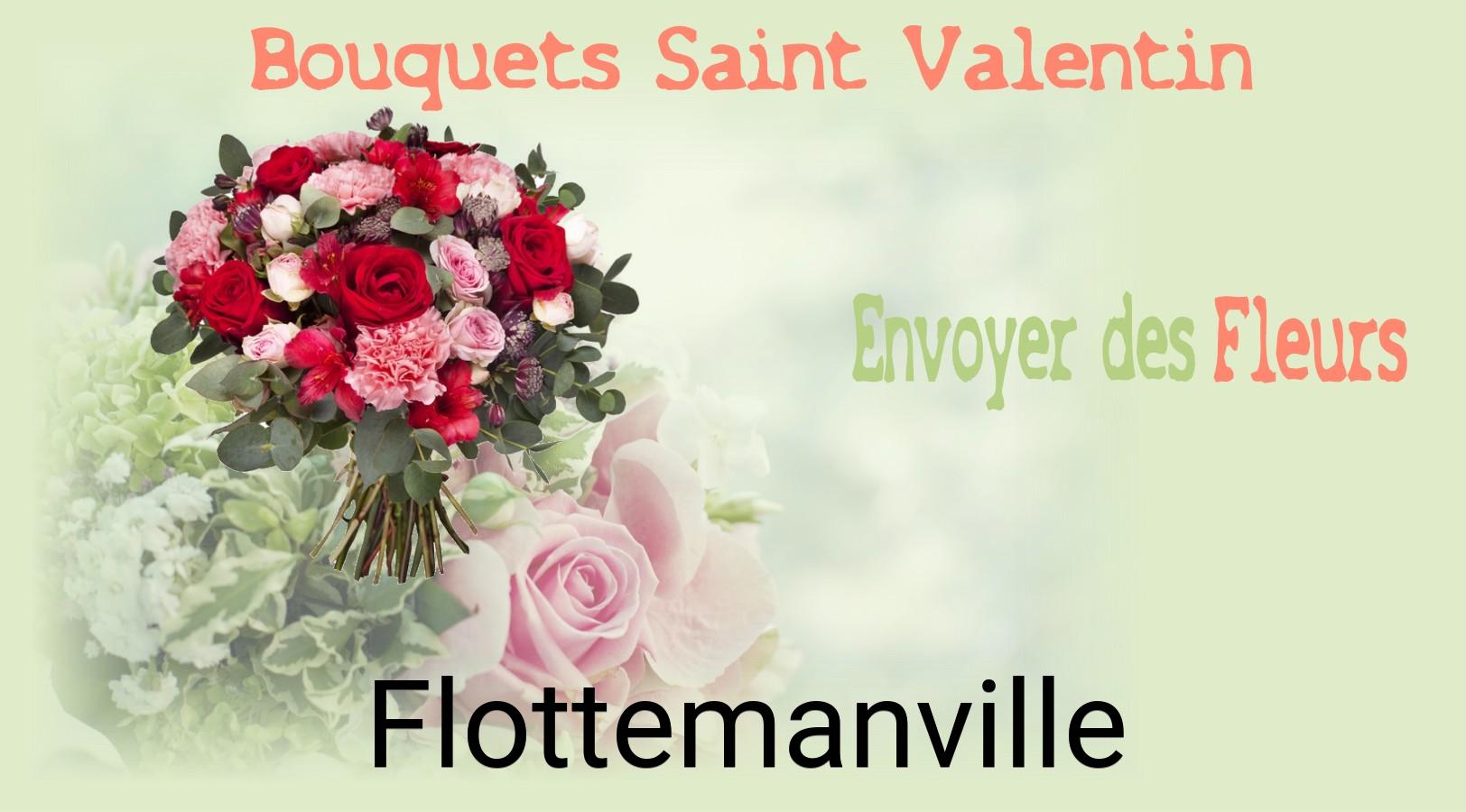 Roses de Saint-Valentin livrées à Flottemanville